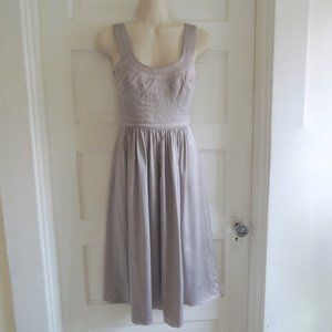 BCBGeneration Silver Gray Cocktail Party Dress Stitched Bodice 2